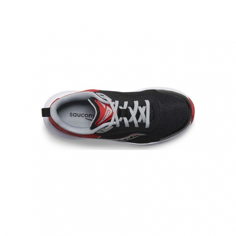 Saucony Axon 3 Sneaker Große Kinder Schwarz Rot | SCHWEIZ HTEQR