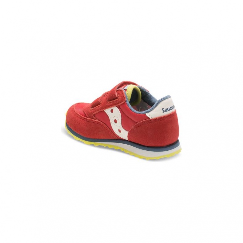 Saucony Baby Jazz Hook & Loop Sneaker Kleine Kinder Rot | SCHWEIZ AWOBF