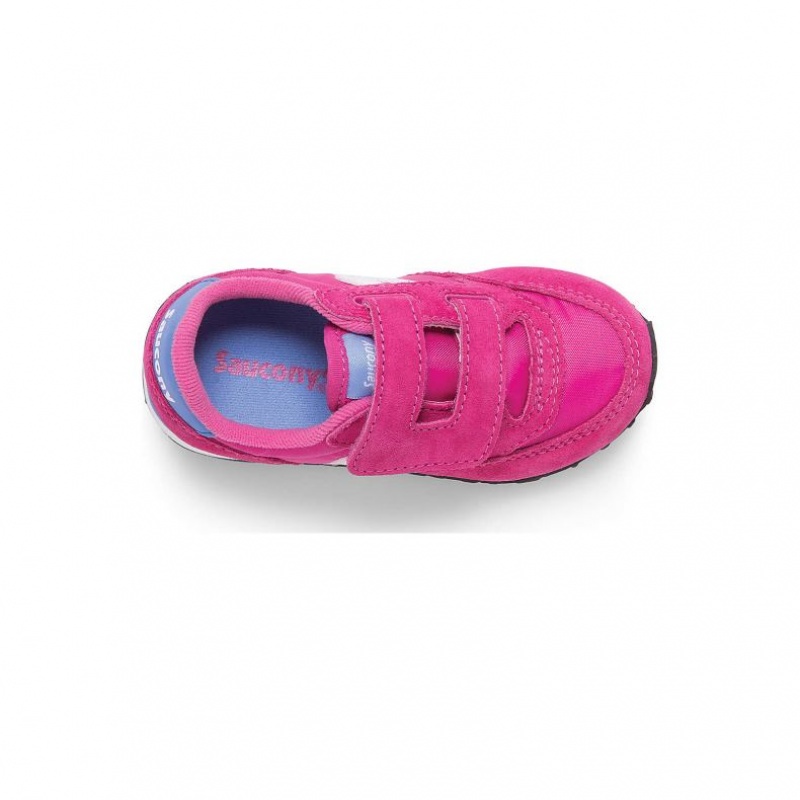 Saucony Baby Jazz Hook & Loop Sneaker Kleine Kinder Rosa | SCHWEIZ ILQJM