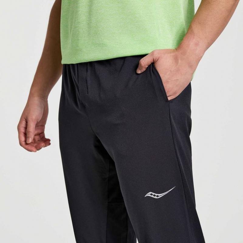 Saucony Boston Woven Jogginghose Herren Schwarz | SCHWEIZ NCBZR