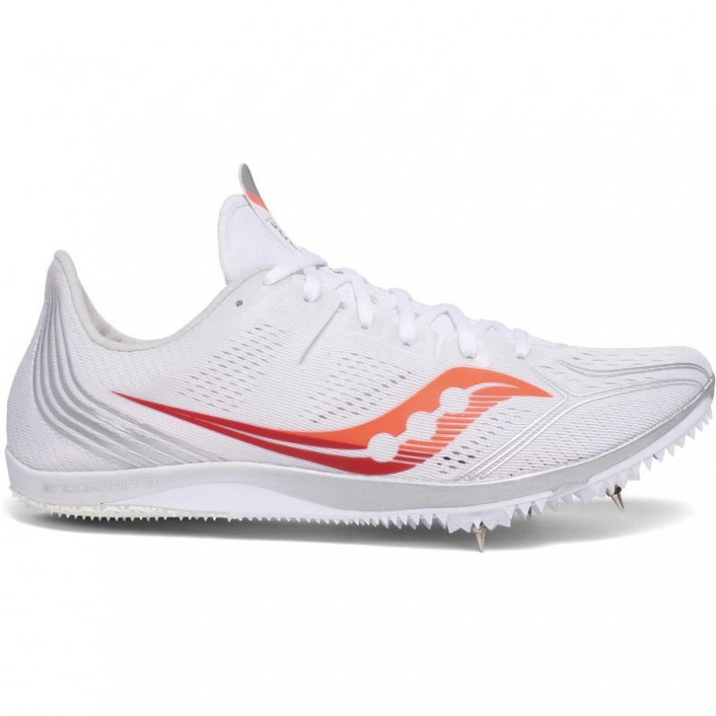 Saucony Endorphin 3 Leichtathletikschuhe Damen Weiß | SCHWEIZ TSEZL