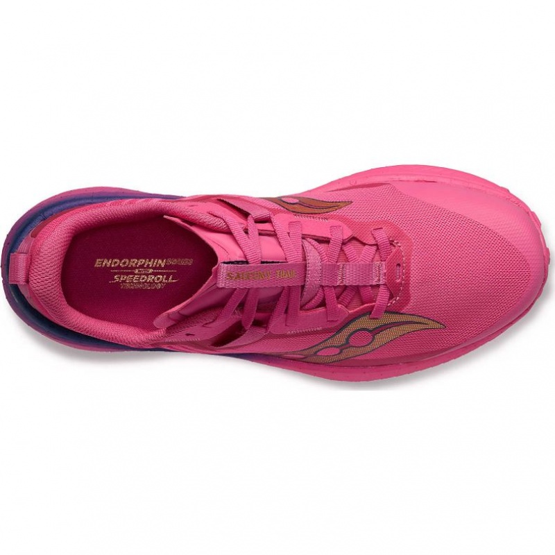Saucony Endorphin Edge Laufschuhe Damen Rosa | SCHWEIZ XICVJ