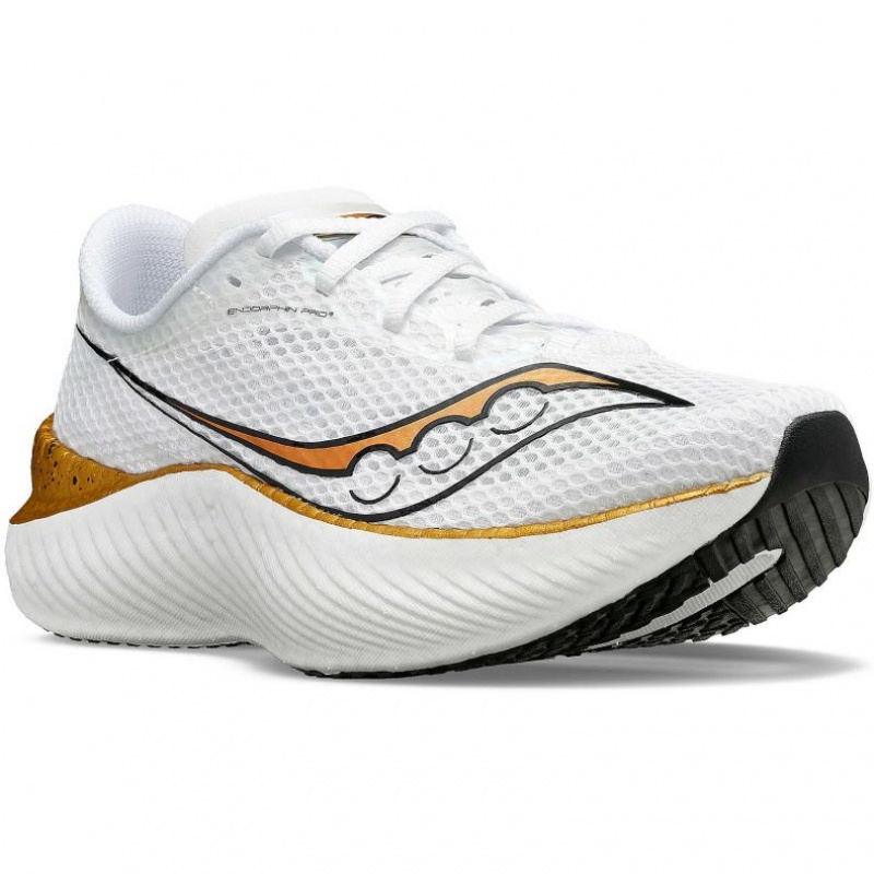Saucony Endorphin Pro 3 Laufschuhe Herren Weiß | SCHWEIZ WRHML