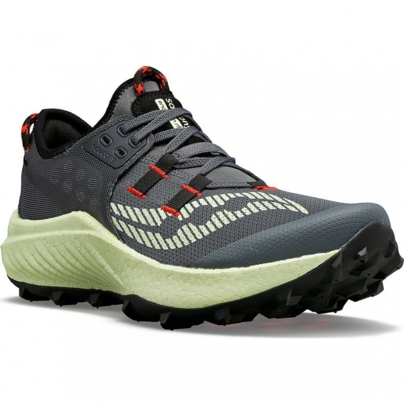 Saucony Endorphin Rift Trailrunning Schuhe Herren Grau Mintfarben | SCHWEIZ VDNHQ