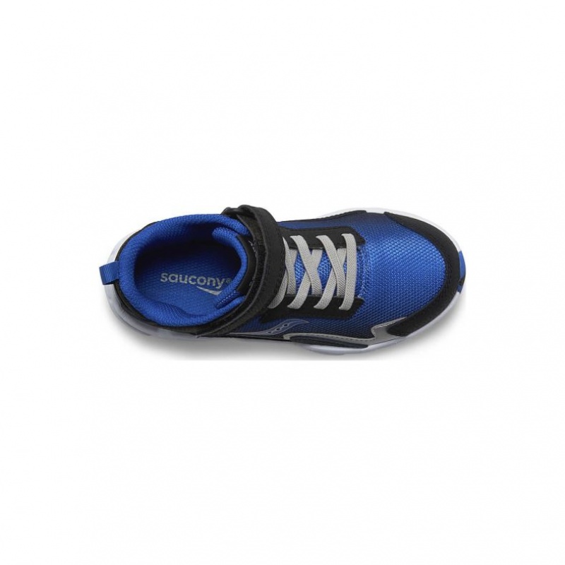 Saucony Flash Mid A/C Sneaker Große Kinder Schwarz Blau | SCHWEIZ SVGZY
