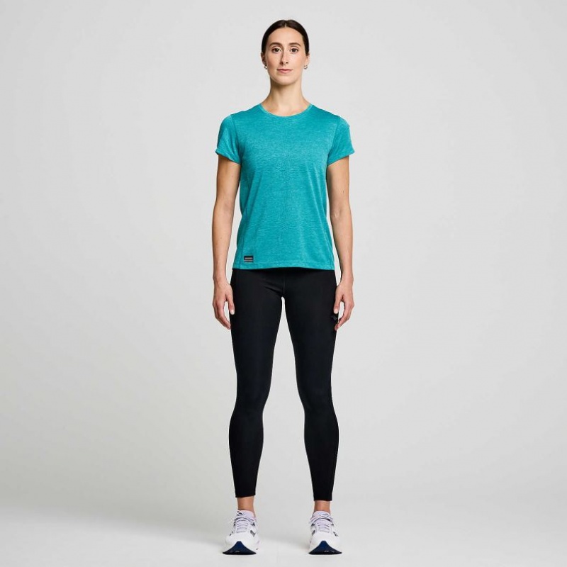 Saucony Fortify 7/8 Strumpfhose Damen Schwarz | SCHWEIZ ERTHF