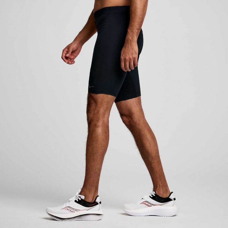 Saucony Fortify Gefütterte Half Strumpfhose Herren Schwarz | SCHWEIZ EWQRU