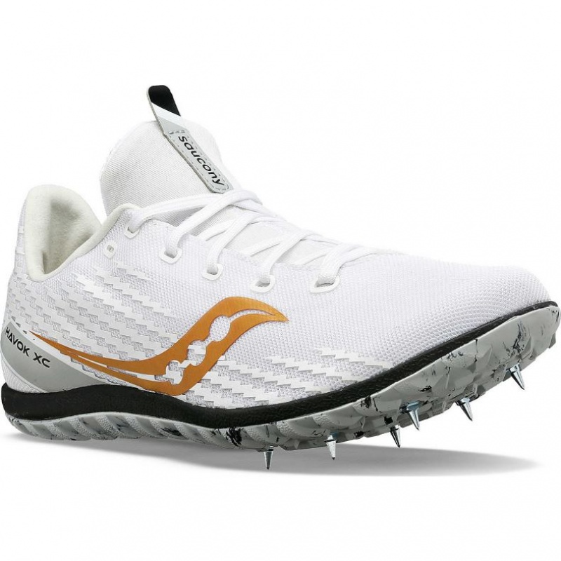 Saucony Havok XC 3 Leichtathletikschuhe Herren Weiß | SCHWEIZ MXAJV