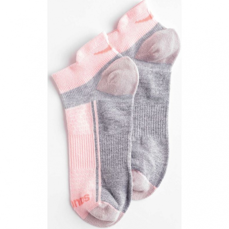 Saucony Inferno Liteweight 3-Pack Socken Damen Blau Rosa Grau | SCHWEIZ ZOBEK