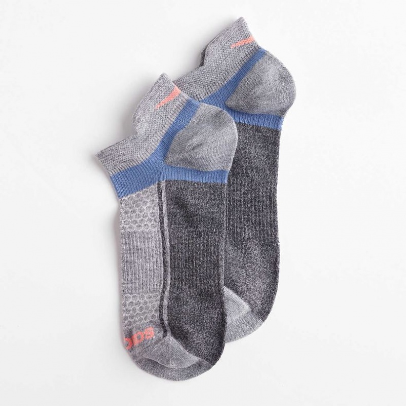 Saucony Inferno Liteweight 3-Pack Socken Damen Blau Rosa Grau | SCHWEIZ ZOBEK