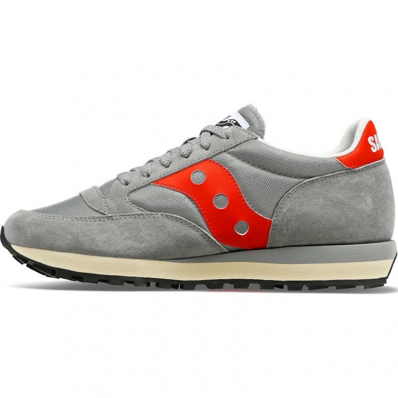 Saucony Jazz 81 Sneaker Herren Grau Rot | SCHWEIZ VITJO