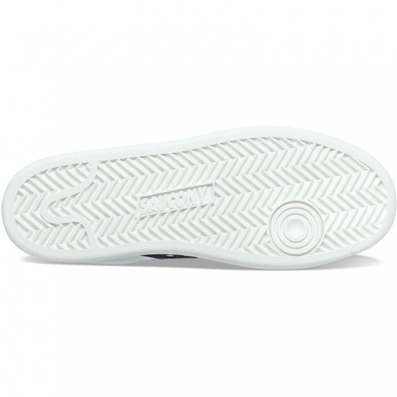 Saucony Jazz Court PU Sneaker Damen Weiß Navy | SCHWEIZ FUIXO