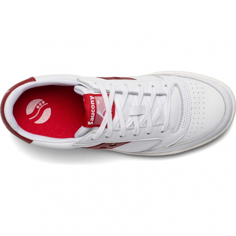 Saucony Jazz Court Sneaker Herren Weiß Rot | SCHWEIZ HRGTP