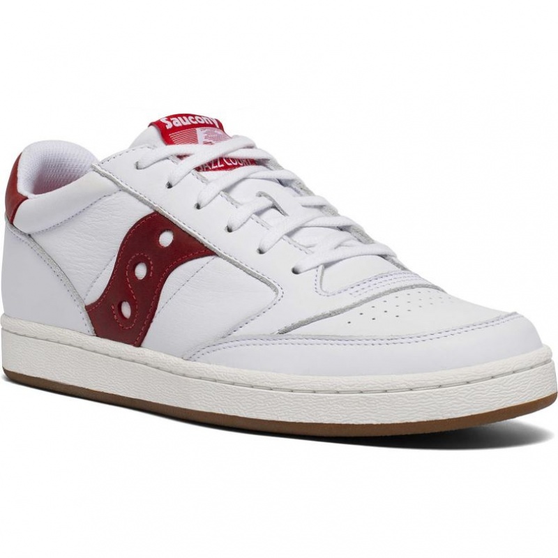 Saucony Jazz Court Sneaker Herren Weiß Rot | SCHWEIZ HRGTP