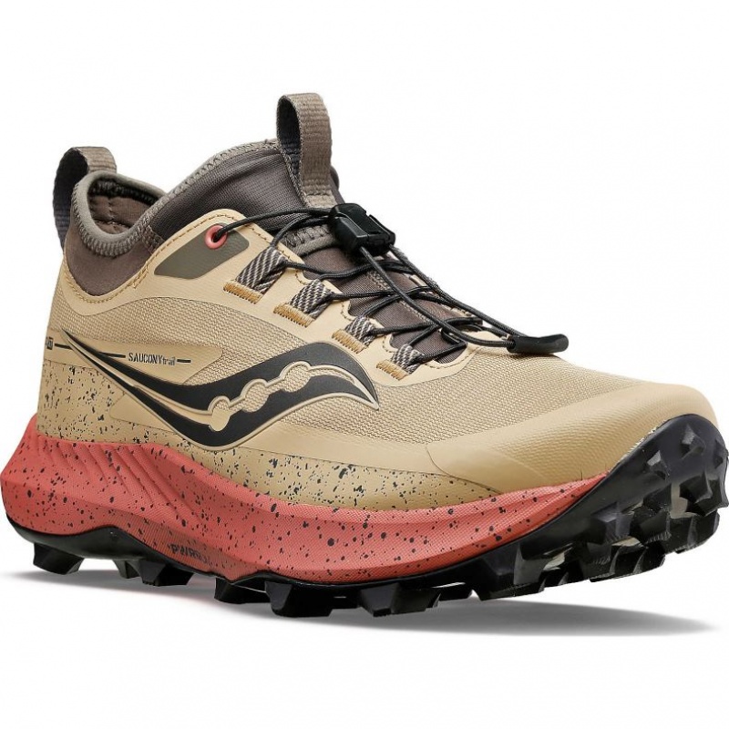 Saucony Peregrine 13 ST Trailrunning Schuhe Damen Braun | SCHWEIZ ZBFGW