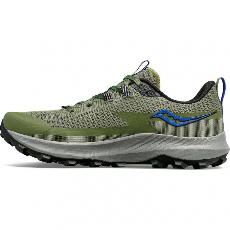 Saucony Peregrine 13 Trailrunning Schuhe Herren Olivgrün | SCHWEIZ IWEOQ