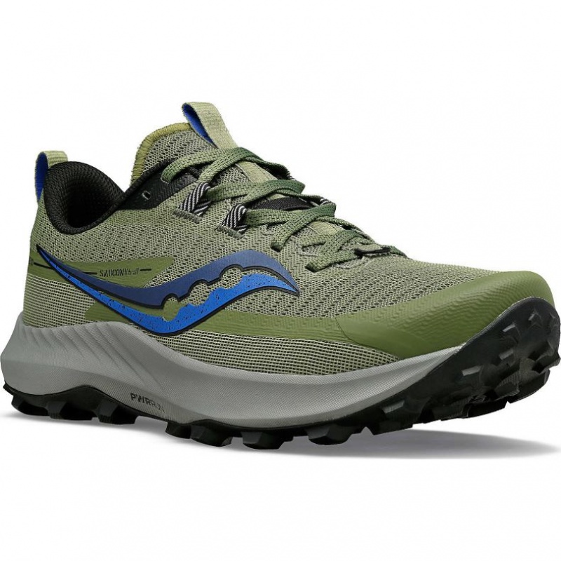 Saucony Peregrine 13 Trailrunning Schuhe Herren Olivgrün | SCHWEIZ IWEOQ