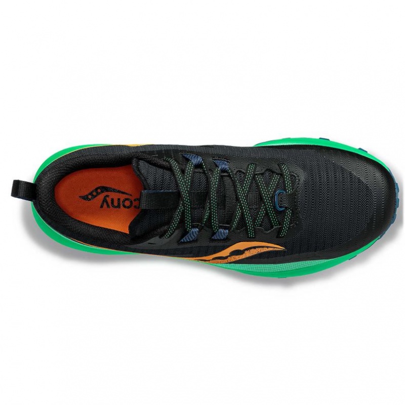 Saucony Peregrine 13 Trailrunning Schuhe Herren Schwarz Grün | SCHWEIZ PABTE