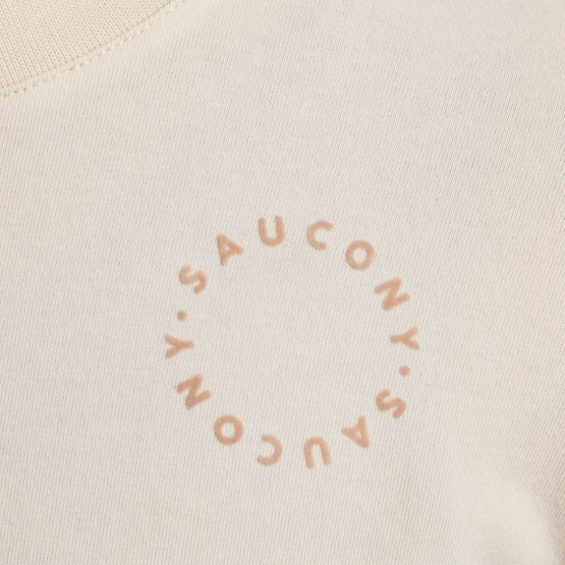 Saucony Recovery Boxy T-Shirt Damen Weiß | SCHWEIZ BYFMP