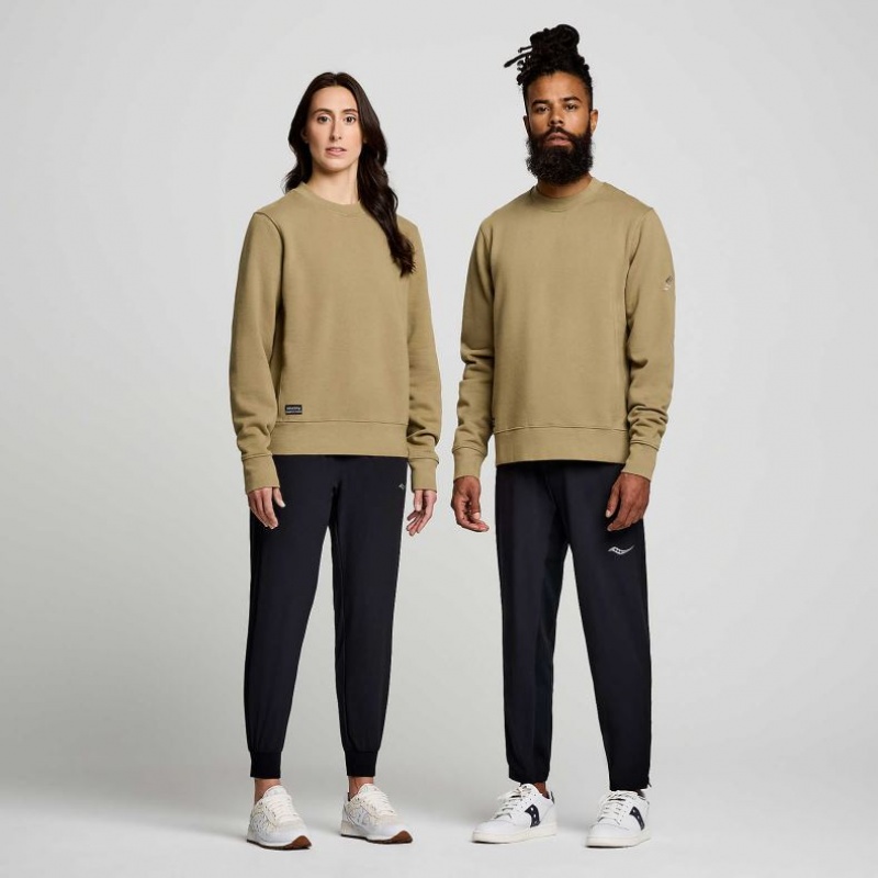 Saucony Recovery Crew Sweatshirt Herren Olivgrün | SCHWEIZ WTPDR