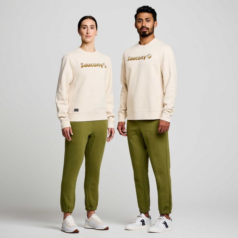 Saucony Recovery Crew Sweatshirt Herren Weiß | SCHWEIZ KFWIB