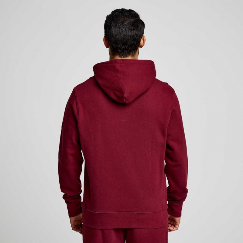 Saucony Recovery Hoodie Herren Rot | SCHWEIZ YRVIK