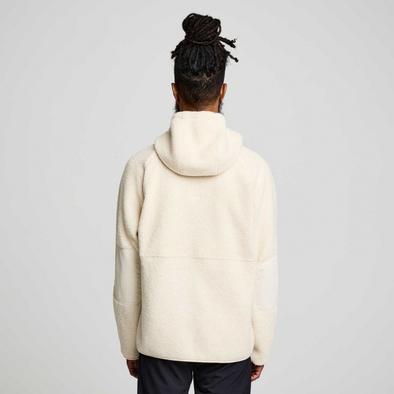 Saucony Recovery Sherpa Pullover Hoodie Herren Weiß | SCHWEIZ CMNZA