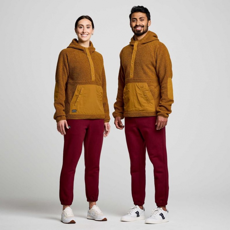 Saucony Recovery Sherpa Pullover Hoodie Damen Braun | SCHWEIZ HAERW