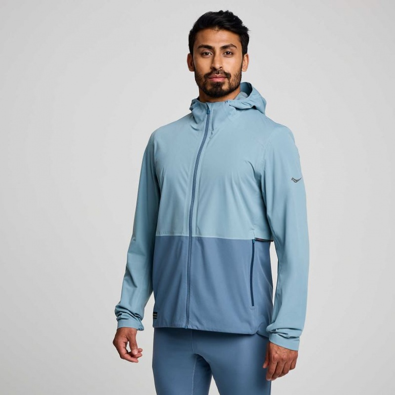 Saucony Runshield Jacke Herren Blau | SCHWEIZ QCOZU