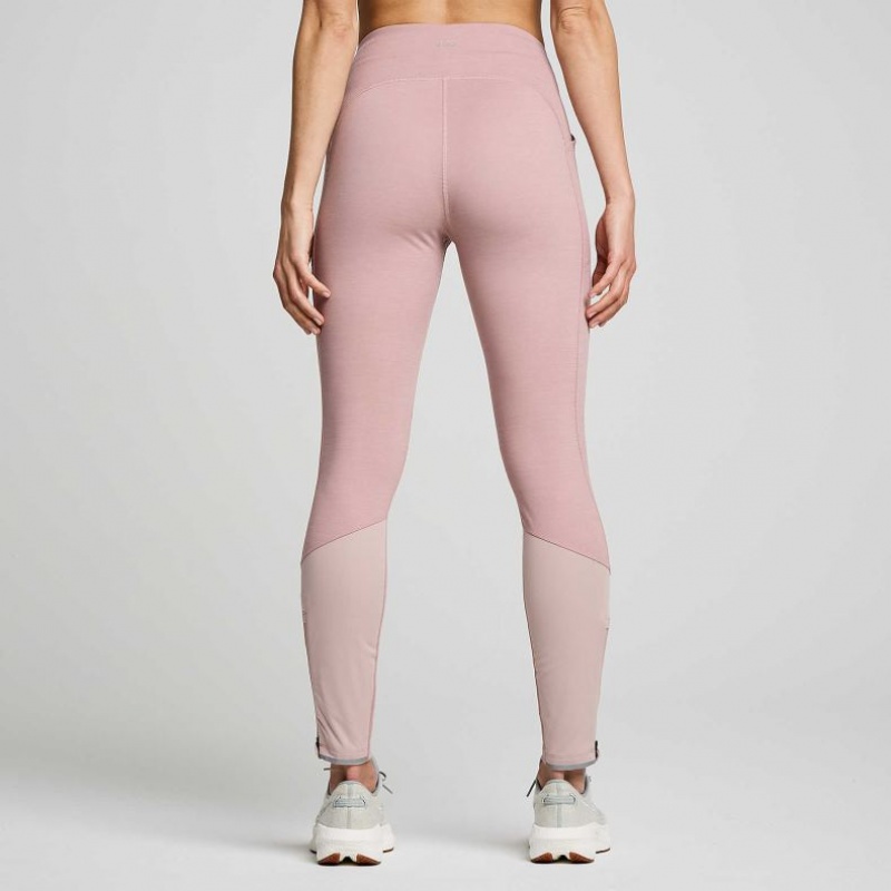 Saucony Runshield Strumpfhose Damen Rosa | SCHWEIZ XGVPY