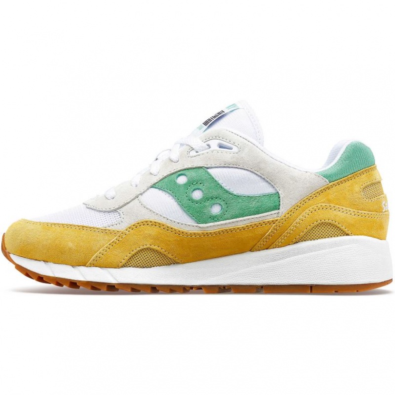 Saucony Shadow 6000 Sneaker Herren Weiß Gelb Grün | SCHWEIZ PJSKW