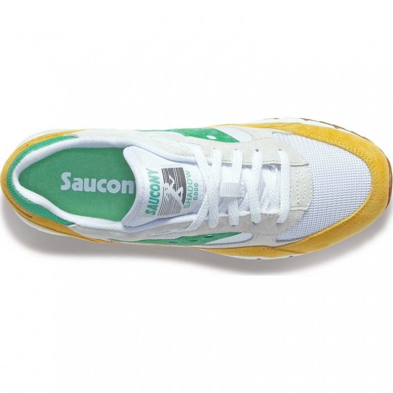 Saucony Shadow 6000 Sneaker Herren Weiß Gelb Grün | SCHWEIZ PJSKW