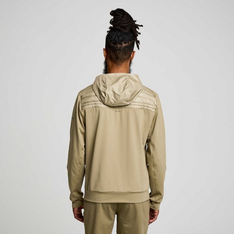 Saucony Solstice Oysterpuff Hoodie Herren Olivgrün | SCHWEIZ ZVATY