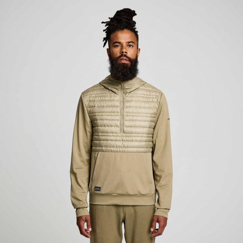 Saucony Solstice Oysterpuff Hoodie Herren Olivgrün | SCHWEIZ ZVATY