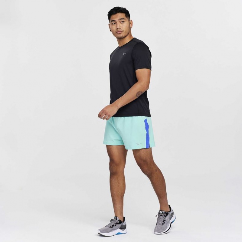 Saucony Stopwatch Kurzes Sleeve T-Shirt Herren Schwarz | SCHWEIZ MPWDC