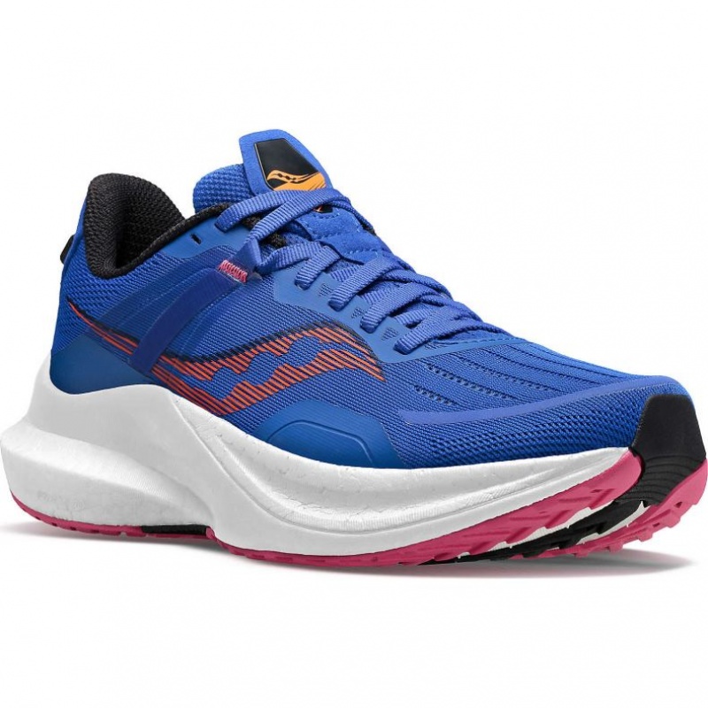 Saucony Tempus Laufschuhe Damen Blau | SCHWEIZ WHVBP