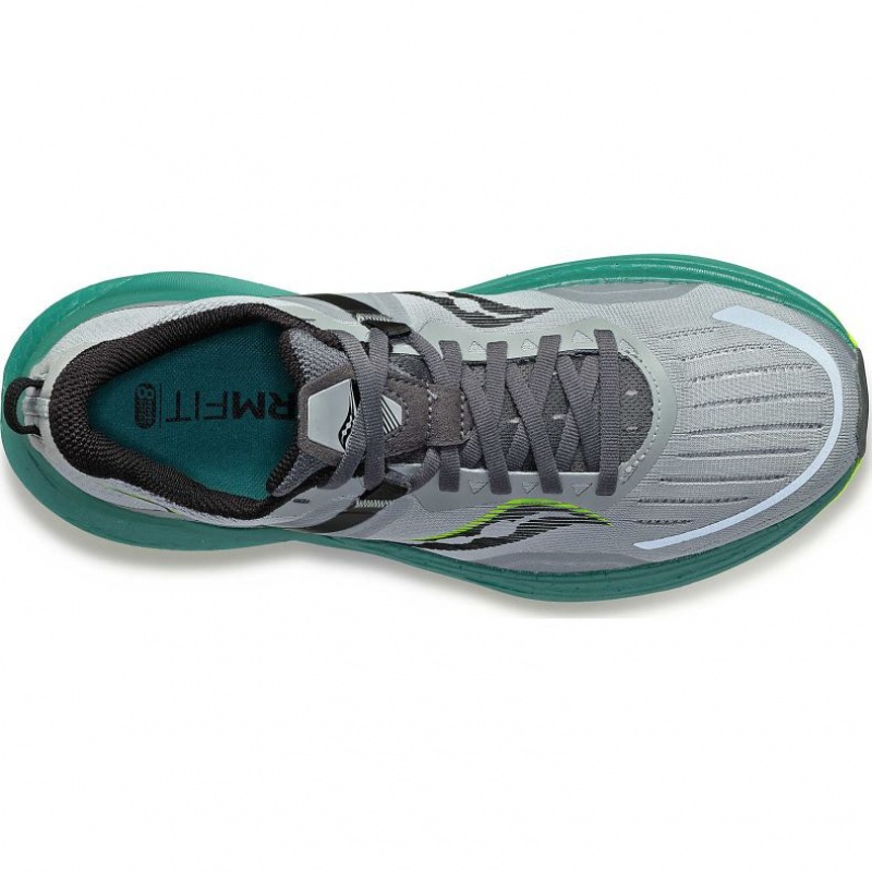 Saucony Tempus Wide Laufschuhe Herren Grau Türkis | SCHWEIZ VIZAN