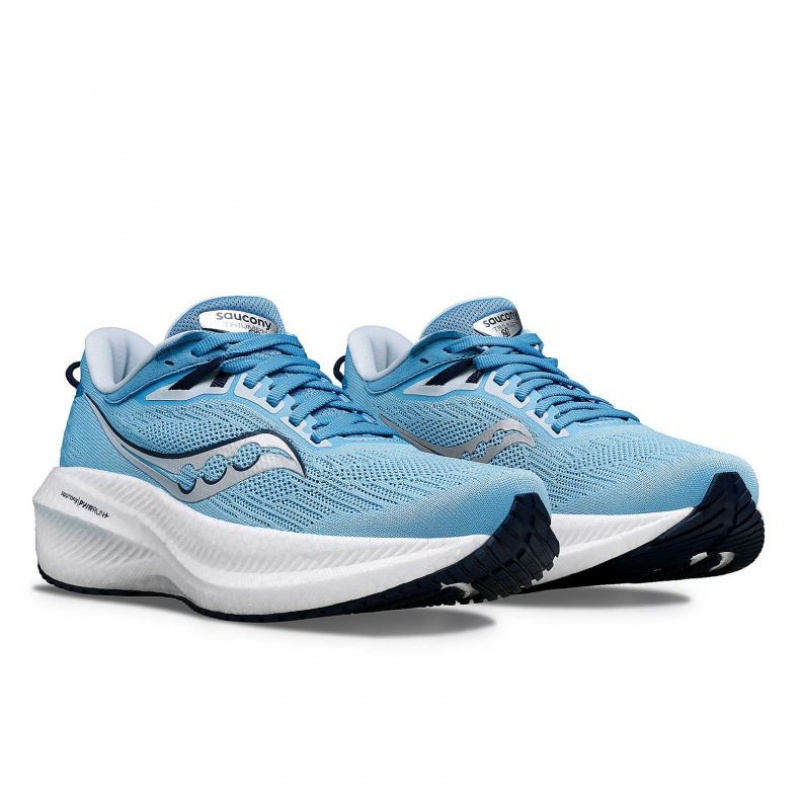 Saucony Triumph 21 Laufschuhe Damen Blau | SCHWEIZ KLCVE