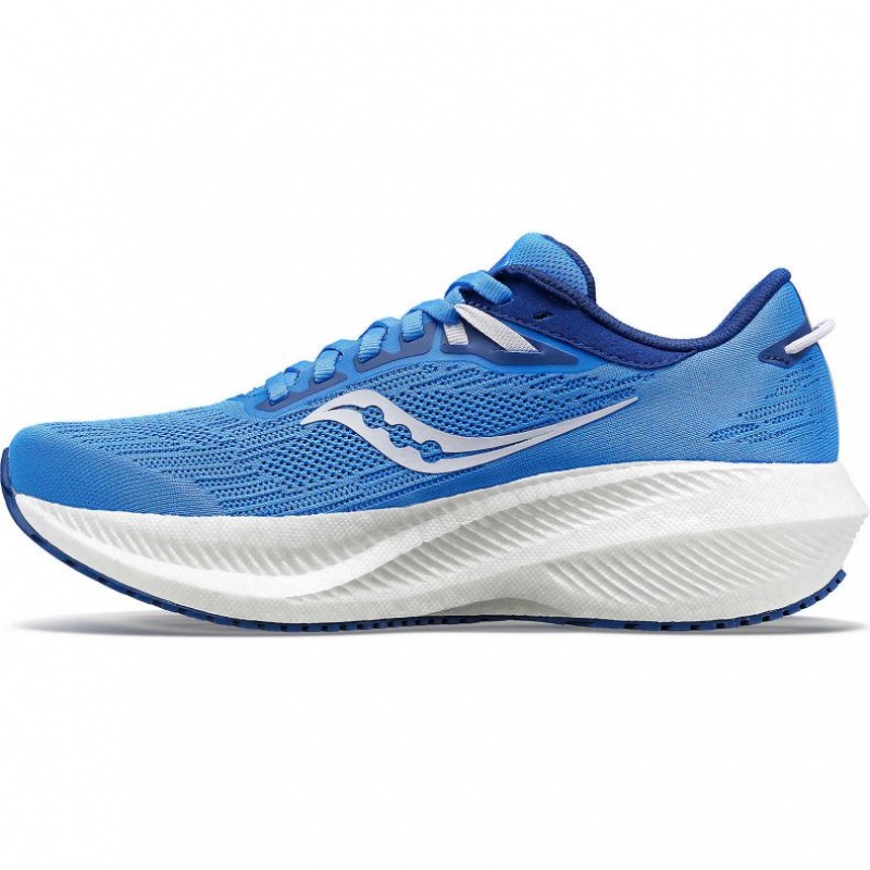 Saucony Triumph 21 Laufschuhe Damen Blau | SCHWEIZ QLCJH