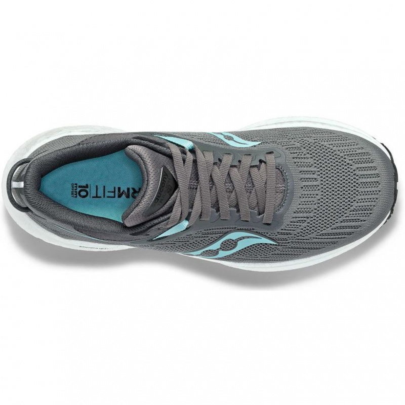 Saucony Triumph 21 Laufschuhe Damen Grau | SCHWEIZ KDPQW