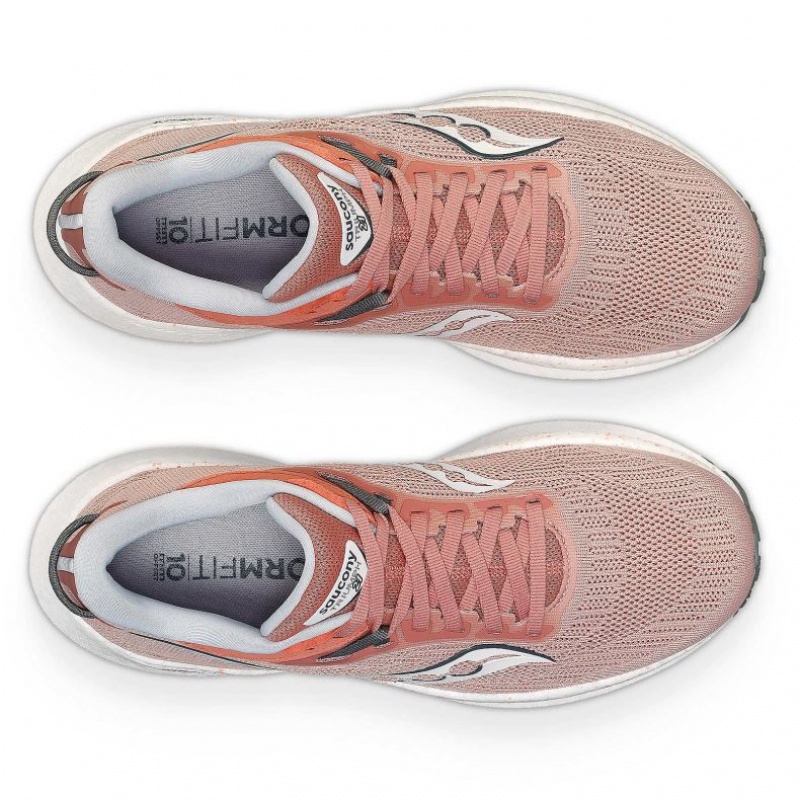 Saucony Triumph 21 Laufschuhe Damen Koralle | SCHWEIZ ATNPM