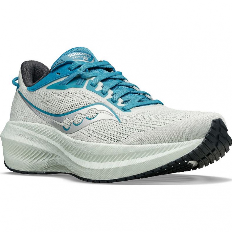 Saucony Triumph 21 Laufschuhe Damen Weiß | SCHWEIZ PLXAS