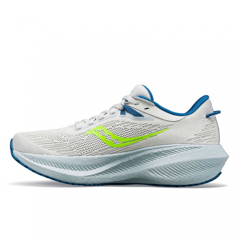 Saucony Triumph 21 Laufschuhe Damen Weiß | SCHWEIZ BDEPS