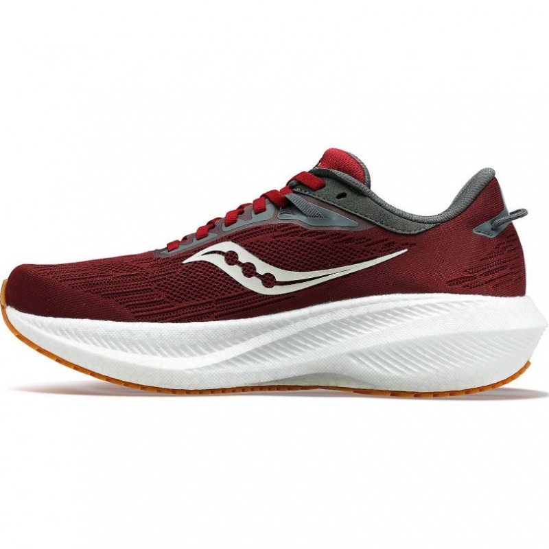 Saucony Triumph 21 Laufschuhe Herren Rot | SCHWEIZ YXNAO