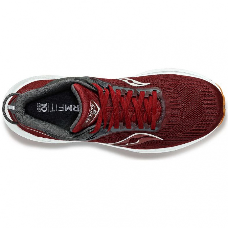 Saucony Triumph 21 Laufschuhe Herren Rot | SCHWEIZ YXNAO