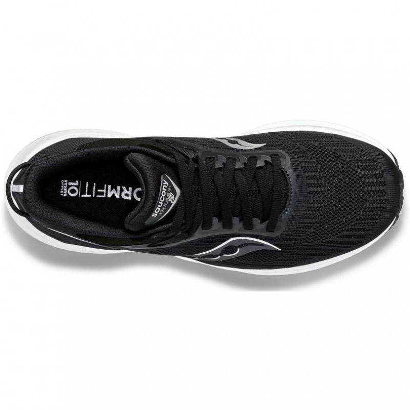 Saucony Triumph 21 Wide Laufschuhe Damen Schwarz Weiß | SCHWEIZ KBZQT