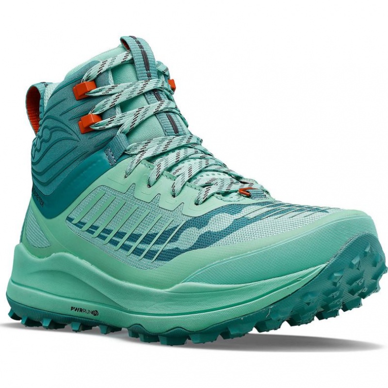 Saucony Ultra Ridge GTX Trailrunning Schuhe Damen Türkis | SCHWEIZ VCWNH
