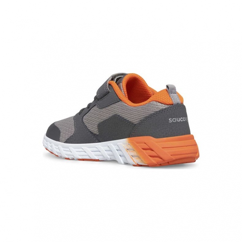 Saucony Wind 2.0 A/C Sneaker Große Kinder Grau | SCHWEIZ OETSU