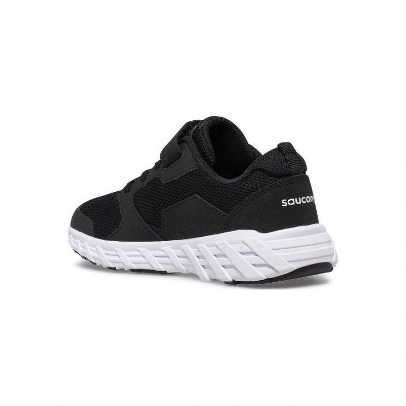 Saucony Wind 2.0 A/C Sneaker Große Kinder Schwarz | SCHWEIZ TLFWP